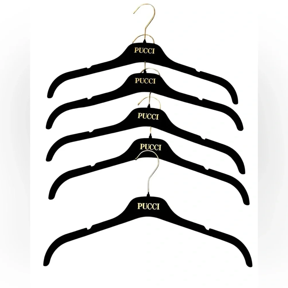 Pucci Black shirt Hangers Set of 5